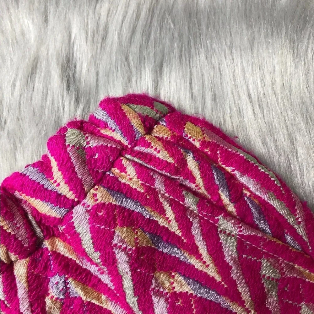 Peek Girls Sz 7 Pink Woven Embroidered Shorts